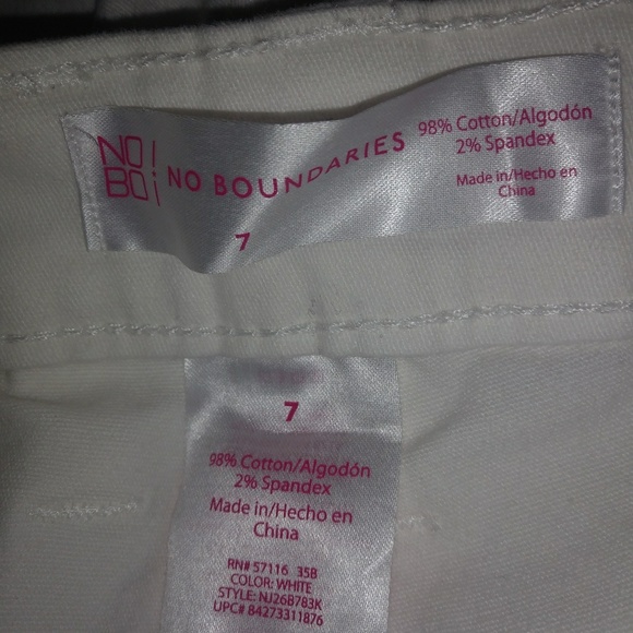 NoBo 7 White Summer Skinny Jeans - Picture 2 of 5
